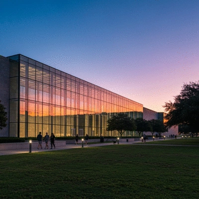 Exterior view of the Museum of Fine Arts, Houston